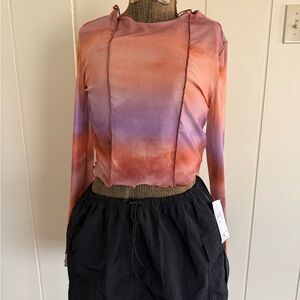 Gradient Long Sleeve Top